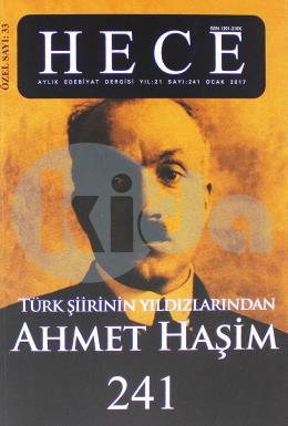 Hece Türk Şiirinin Yıldızlarından Ahmet Haşim 241