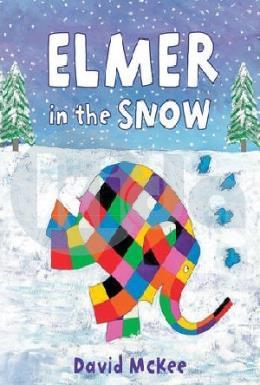 elmer in the snow