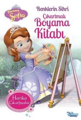 Prenses Sofia Renklerin Sihri Çıkartmalı Boyama Kitabı