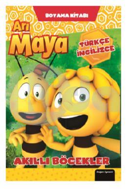 Arı Maya Akıllı Böcekler Boyama Ki̇tabı