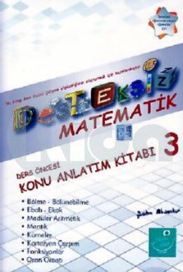 Kartezyen Desteksiz Matematik Ders Öncesi Konu Anlatım Kitabı 3