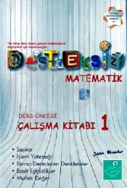 Kartezyen Desteksiz Matematik Ders Öncesi Çalışma Kitabı 1
