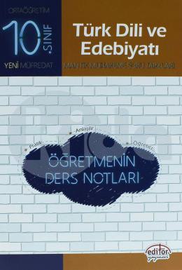 Editör 10.Sınıf Türk Dili ve Edebiyatı Öğretmenin Ders Notları
