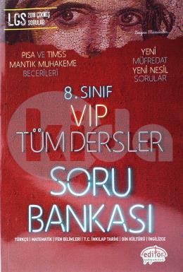 Editör 8.Sınıf VIP Tüm Dersler Soru Bankası