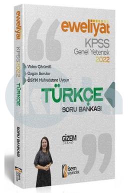 İsem 2022 KPSS Evveliyat Lisans Genel Yetenek Türkçe Video Çözümlü Soru Bankası (İADESİZ)