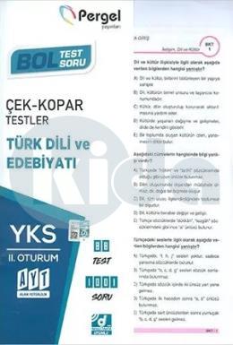 Pergel AYT Türk Dili ve Edebiyatı Çek Kopar Testler