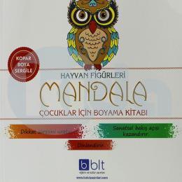 Hayvan Figürleri Mandala Boyama Kitabı
