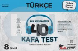 Kafa Dengi 8. Sınıf LGS Türkçe 40 Kafa Test