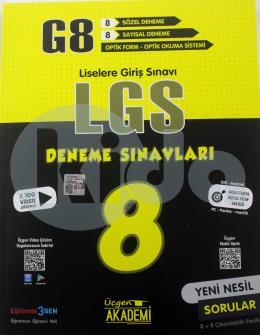 Üçgen Akademi 8. Sınıf - G8 LGS - 8li Deneme Sınavları