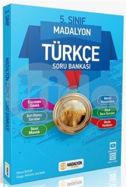 Madalyon Yayınları 5. Sınıf Türkçe Madalyon Soru Bankası