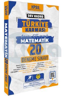 Tasarı KPSS Dev Kadro Türkiye Karması Matematik 20 Deneme