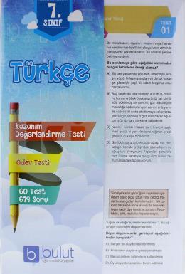 Bulut 7.Sınıf Türkçe Yaprak Test