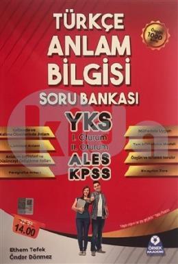 Örnek Akademi YKS LYS KPSS Türkçe Anlam Bilgisi Soru Bankası