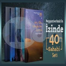 Peygamberimizin İzinde 40 Sahabi Seti 40 Kitap (Kutulu)