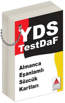 Delta YDS TestDaf Almanca Eşanlamlı Sözcük Kartları
