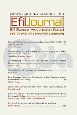 Efil Ekonomi Araştırma Dergisi Sayı 1