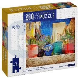 Colored Flowerpots (260 Parça) Puzzle