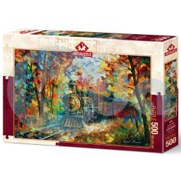 Art Puzzle Sonbahar Treni 500 Parça Puzzle