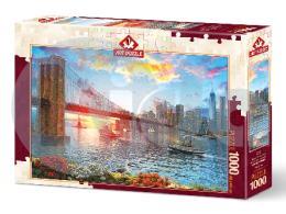 Art Puzzle New Yorkta Günbatımı 1000 Parça Puzzle