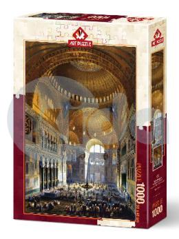 Art Puzzle Ayasofya Camiinde İlk Namaz 1000 Parça Puzzle