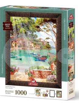 Art Puzzle Huzura Günaydın 1000 Parça Çerçeveli Puzzle