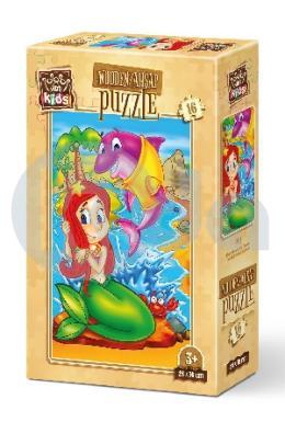 Art Kids Denizkızı ve Arkadaşları 16 Parça Ahşap Puzzle