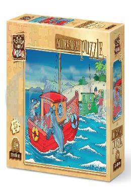 Art Kids Mutlu Fok Balıkları 25 Parça Ahşap Puzzle