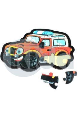 Jeep Puzzle - Ahşap
