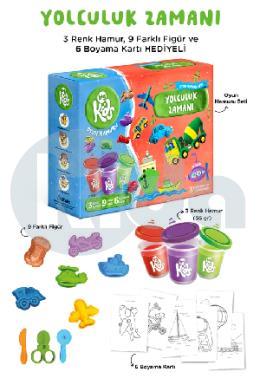 Yolculuk Zamanı Oyun Hamuru Seti (18 Parça - 352 Gr)