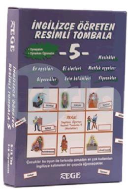 İngilizce Öğreten Resimli Tombala -5