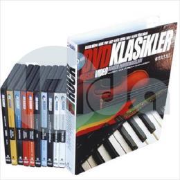 DVD Klasikler - Rock Müzik Fasikül Seti + 10 DVD Hediye (Ciltli)