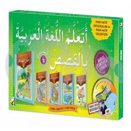 Hikayelerle Arapça Öğreniyorum - Seviye 4 (5 Kitap+dvd+4 Poster)