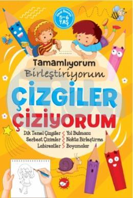 Tamamlıyorum Birleştiriyorum - Çizgiler Çiziyorum