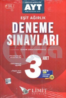 Limit AYT Eşit Ağırlık 3 Deneme