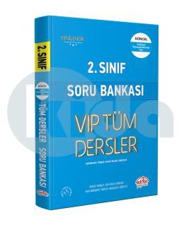Editör 2. Sınıf VIP Tüm Dersler Soru Bankası Mavi Kitap