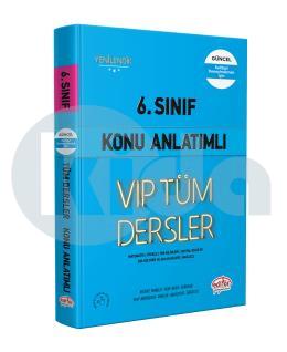 Editör 6. Sınıf VIP Tüm Dersler Konu Anlatımlı Mavi Kitap