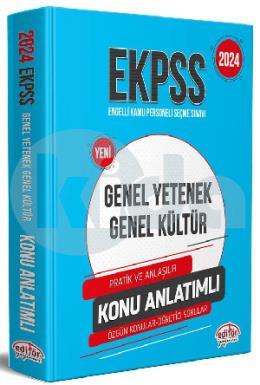 Editör 2024 EKPSS Tek Kitap Konu Anlatımlı (Karekod Çözümlü)