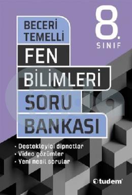 Tudem 8 Sınıf Fen Bilimleri Beceri Temelli Soru Bankası