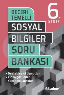 Tudem 6 Sınıf Sosyal Bilgiler Beceri Temelli Soru Bankası