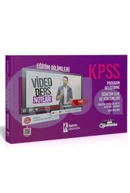 İsem 2021 KPSS Eğitim Bilimleri Program Geliştirme - Öğretim İlke ve Yöntemleri Video Ders Notları (İADESİZ)