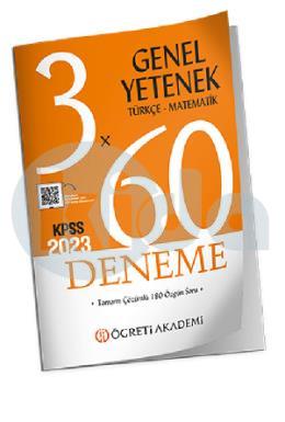 Pegem Yayınları Öğreti̇ Akademi̇ Kpss Genel Yetenek Genel Kültür 3x60 Deneme ( Türkçe-matematik)