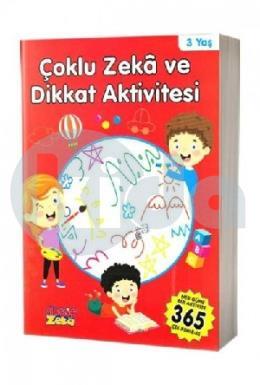 Çoklu Zeka ve Dikkat Aktivitesi 3 Yaş Kırmızı Kitap