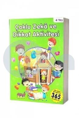 Çoklu Zeka ve Dikkat Aktivitesi 4 Yaş Yeşil Kitap