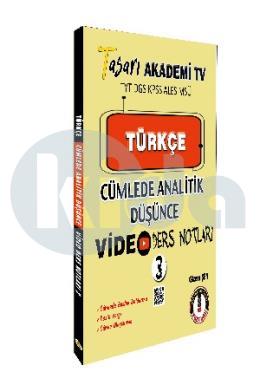 Tasarı Türkçe Cümlede Analitik Düşünce Video Ders Notları 3