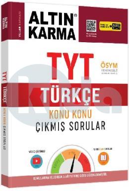 Altın Karma 2020 TYT Türkçe Konu Konu Çıkmış Sorular (İadesiz)