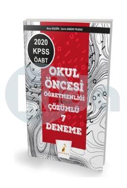 Pelikan 2020 ÖABT Okul Öncesi Öğretmenliği 7 Çözümlü Deneme (İADESİZ)