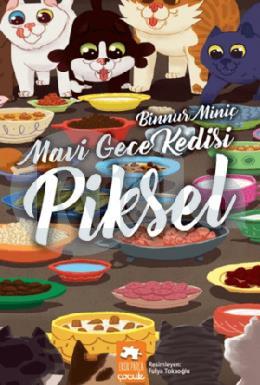 Mavi Gece Kedisi Piksel