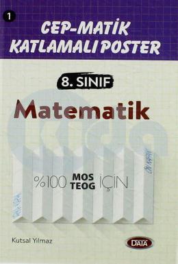 Data 8.Sınıf Matematik Cep Matik Katlamalı Poster