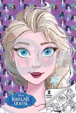 Disney Karlar Ülkesi̇ Kraliçe Elsa Boyama Kitabı