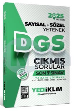 Yediiklim 2025 DGS Sayısal Sözel Yetenek Tamamı Çözümlü Son 7 Sınav Çıkmış Sorular